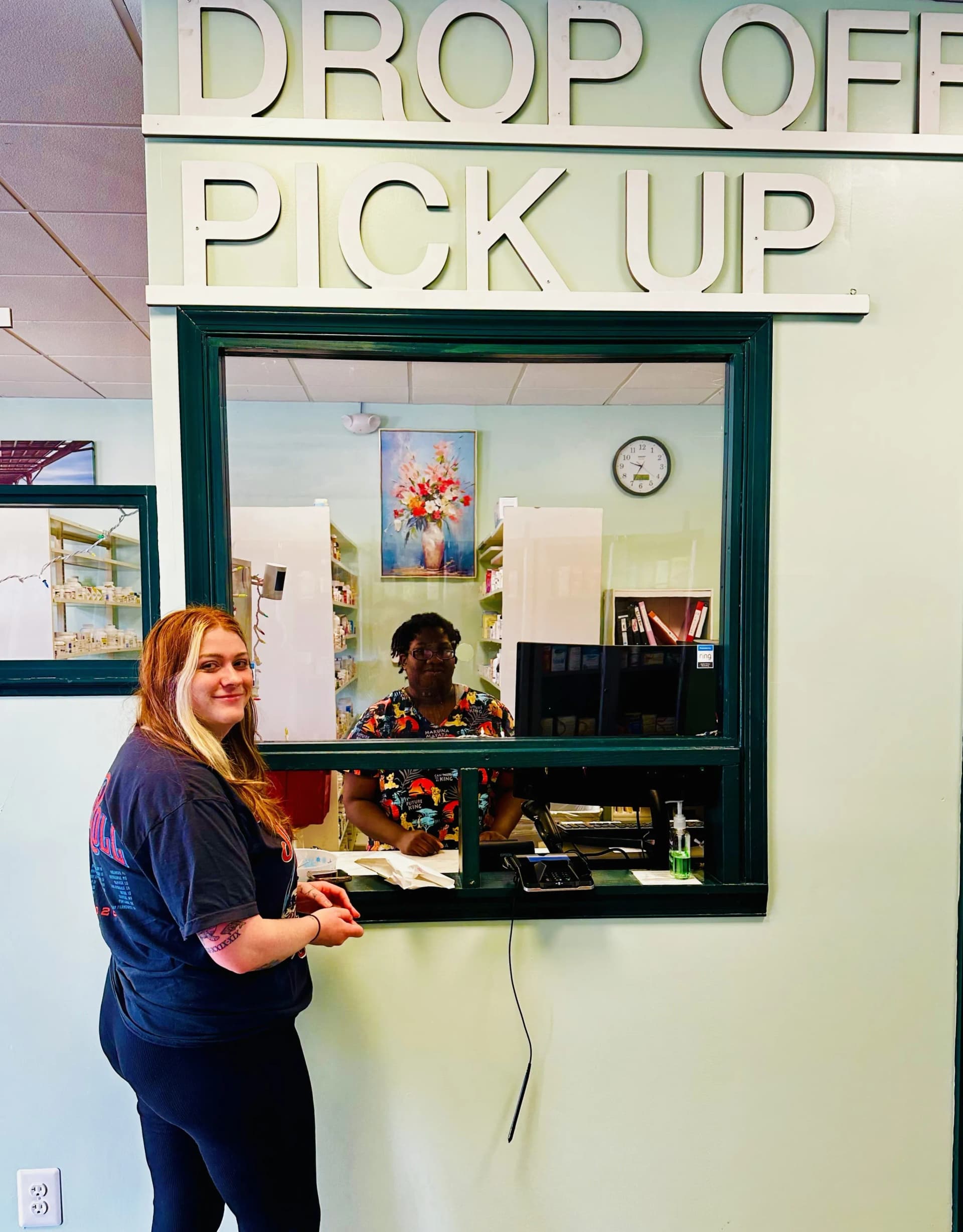 happy patient visiting Healthfirst Pharmacy